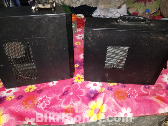 2 ta pc case and cpu fan 2 ta sell hoba